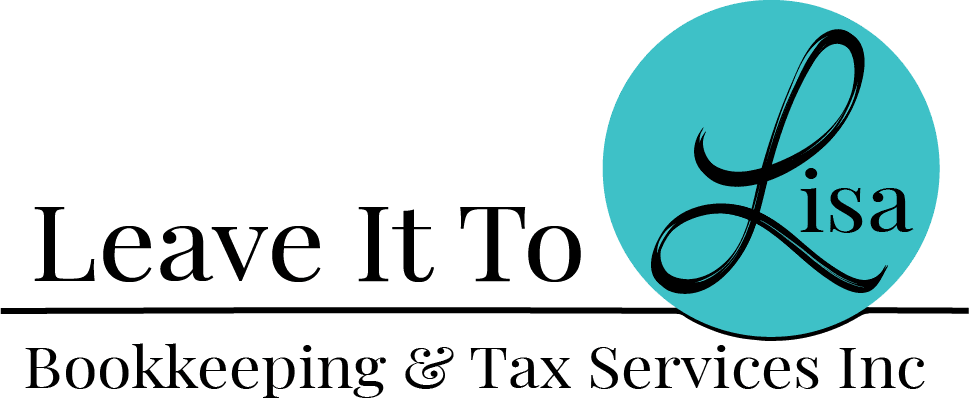 Leave it to Lisa' logo, representing a trusted provider of bookkeeping and tax services.