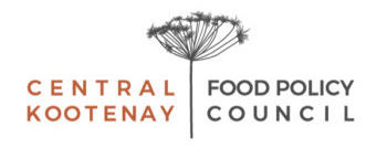 Central Kootenay Food Policy Council: Fostering a Resilient Food Supply Chain for Economic Organizations, Businesses, and Government
